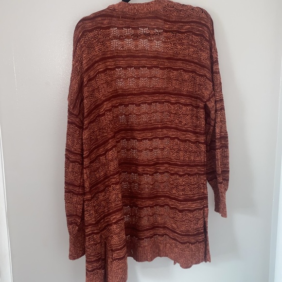 LC Lauren Conrad Pointelle Long Cardigan - Picture 7 of 8